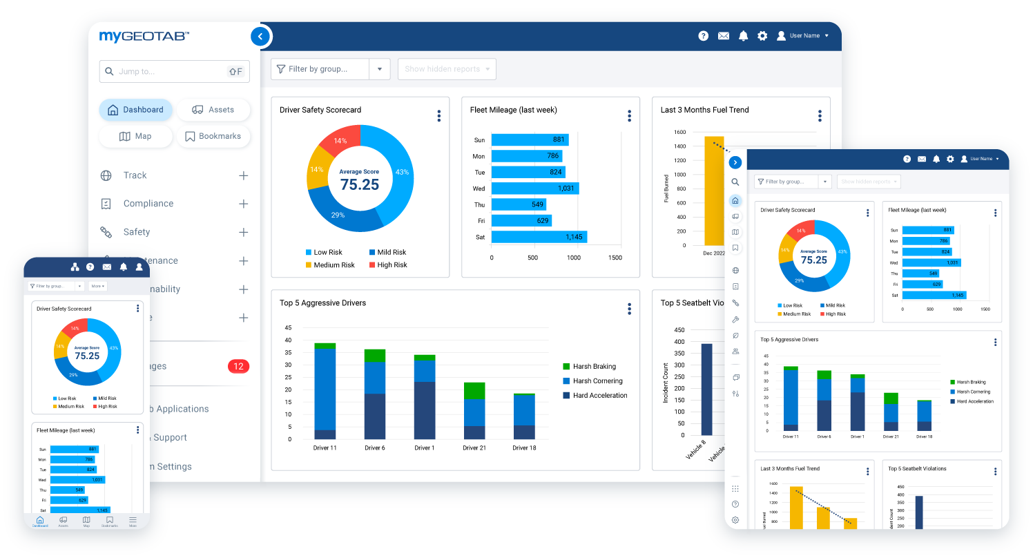 Comprehensive Performance Dashboards